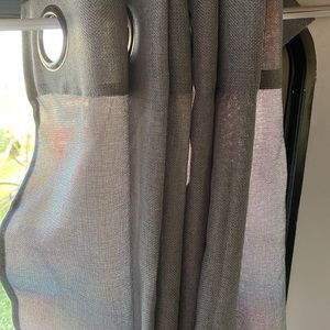 Grey curtains